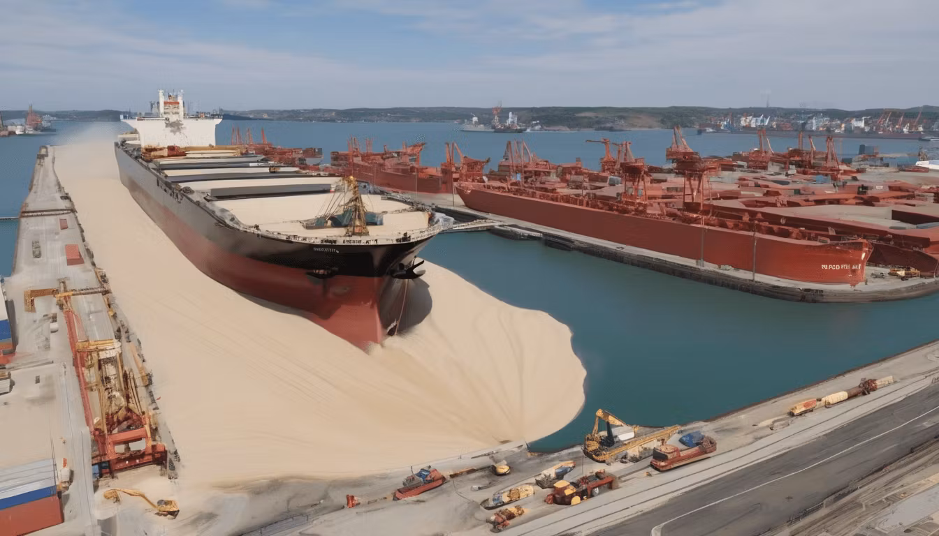 Silica Sand Shipping: Container vs Bulk Carrier Guide